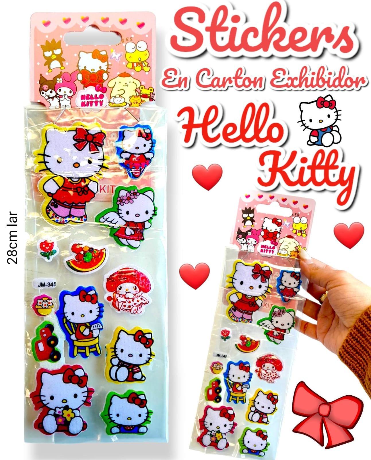 Stickers En Carton Exhibidor HELLO KITTY 